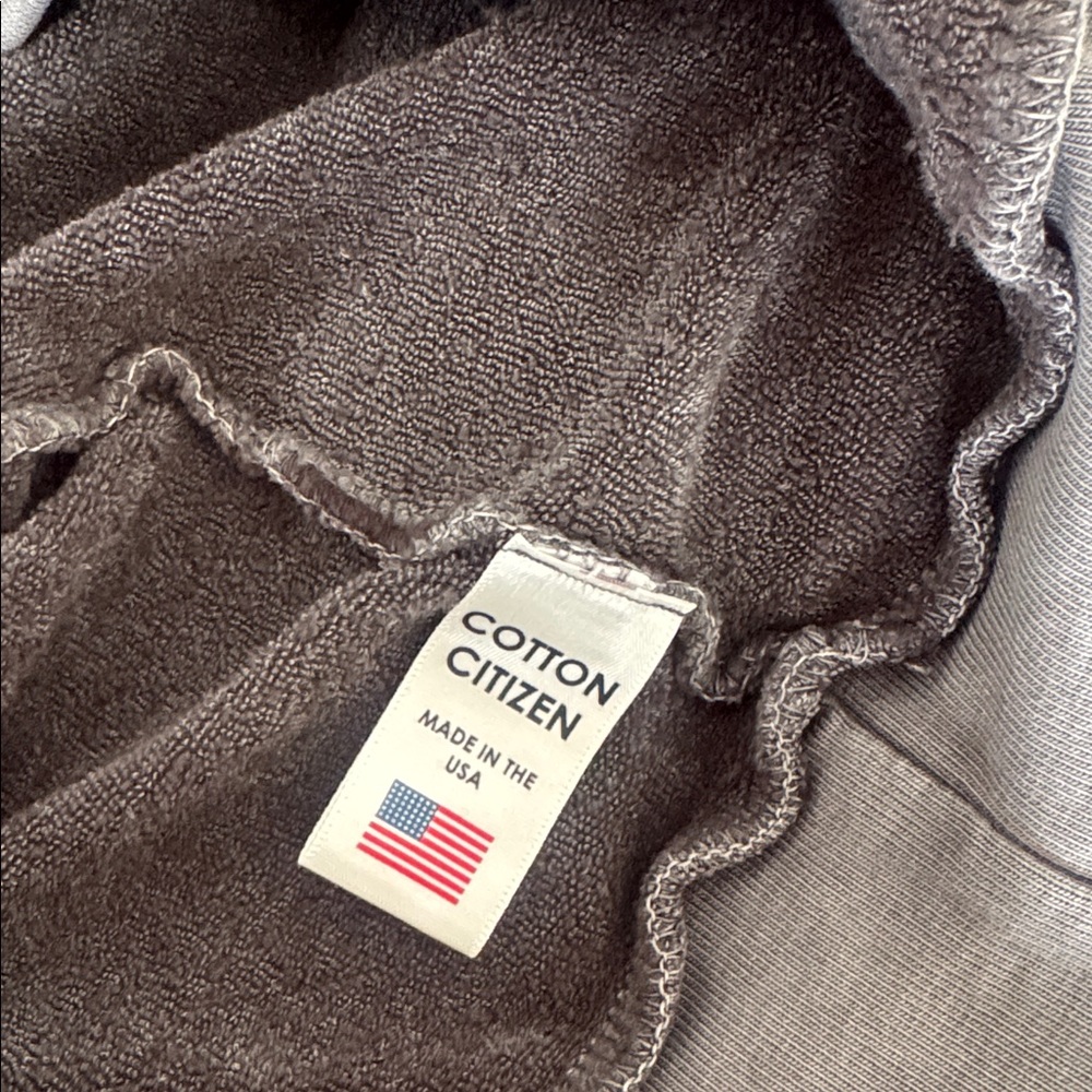 Cotton Citizen Charcoal and Slate Pullover Hoodie Size Small - Picture 9 of 12